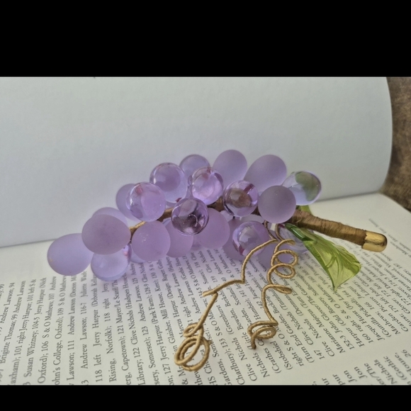 Other - Murano Glass Lilac Glass Grape Cluster
